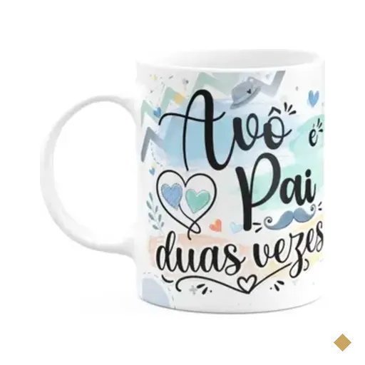 Caneca Avós - Avô É Pai Duas Vezes