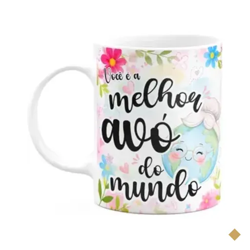 Caneca Avós - Você É A Melhor Avó Do Mundo