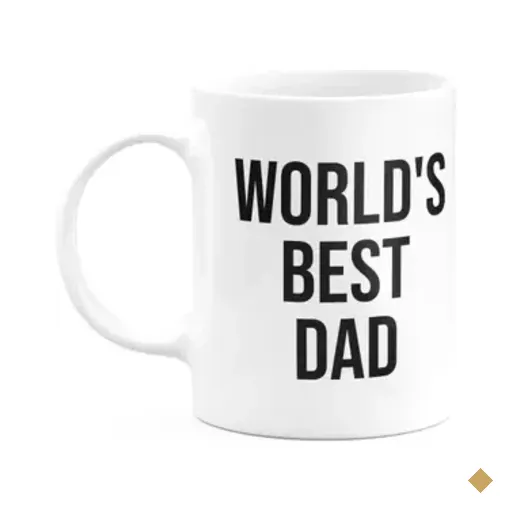 Caneca World's Best Dad - The Office - Branca