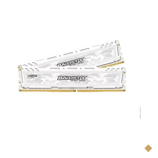 Memória Crucial Ballistix Sport LT White 16GB Kit (2x8GB) DDR4 2400MHz…