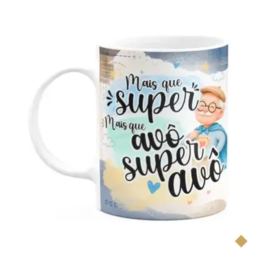 Caneca Avós - Mais Que Super Avô - 325ml