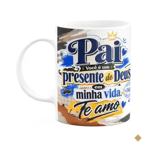 Caneca De Pais - Pai Você É Um Presente De Deus