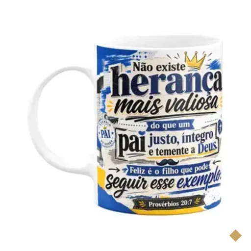 Caneca De Pais - Não Existe Herança Mais Valiosa