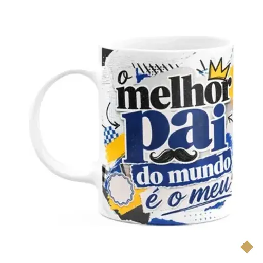 Caneca De Pais - O Melhor Pai Do Mundo É O Meu