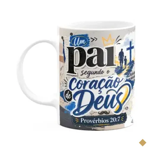 Caneca De Pais - Um Pai Segundo O Coração De Deus