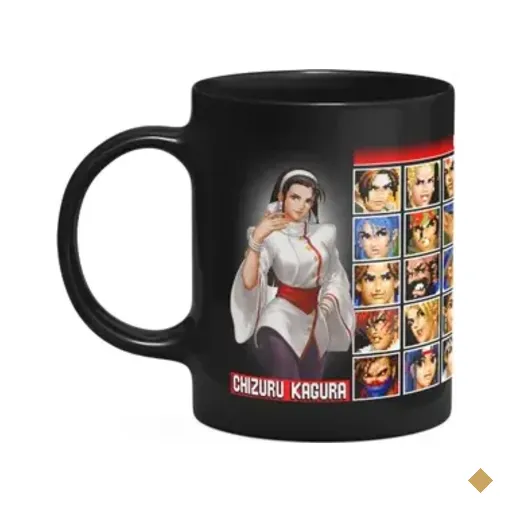 Caneca Gamer - The King Of Fighters Member Select M2 - Preta