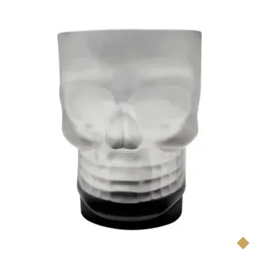 Caneca 500ml Caveira Skull Mug C/base Preta