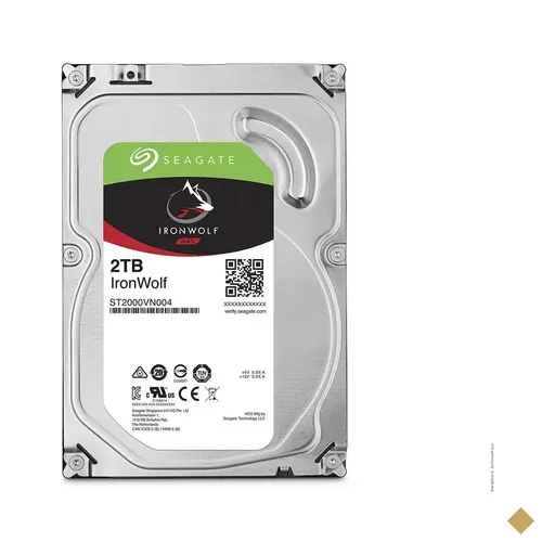HD Seagate 2TB IronWolf NAS 5900RPM 64MB SATA 6.0Gb/s ST2000VN004