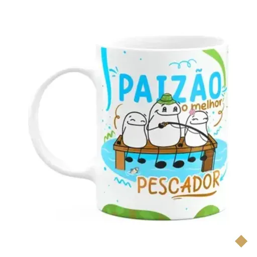 Caneca Flork Pais - O Melhor Pescador - Pai De Casal