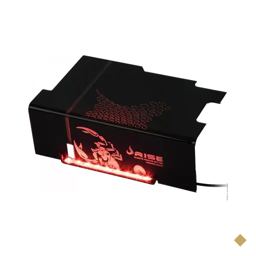 Rise Mode Cover PSU Scorpion Fire LED Vermelho