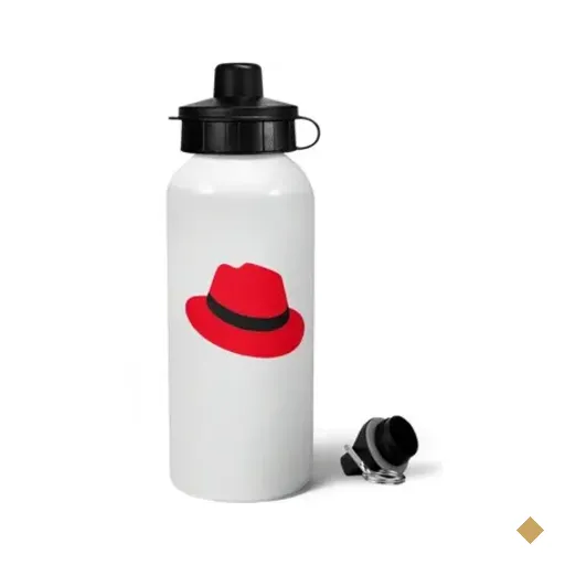 Garrafa Squeeze Mq Geek Linux - Red Hat Linux