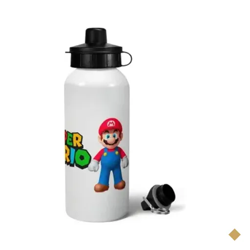 Garrafa Squeeze Mq Mario And Luigi