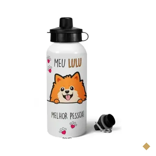 Garrafa Squeeze Mq - Meu Lulu, Melhor Pessoa!