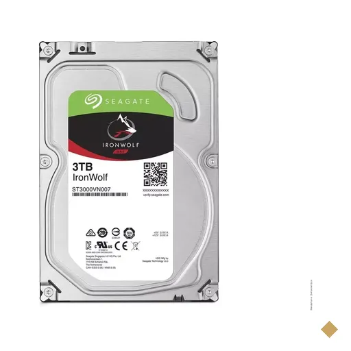 HD Seagate 3TB IronWolf NAS 5900RPM 64MB SATA 6.0Gb/s ST3000VN007
