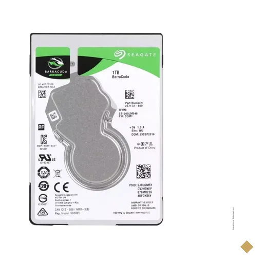 HD Notebook Seagate 1TB Barracuda 5400RPM 128MB 2,5″ SATA 6.0Gb/s ST1000LM048
