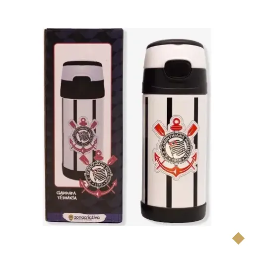 Garrafa Top Handle Inf.350ml Corinthians