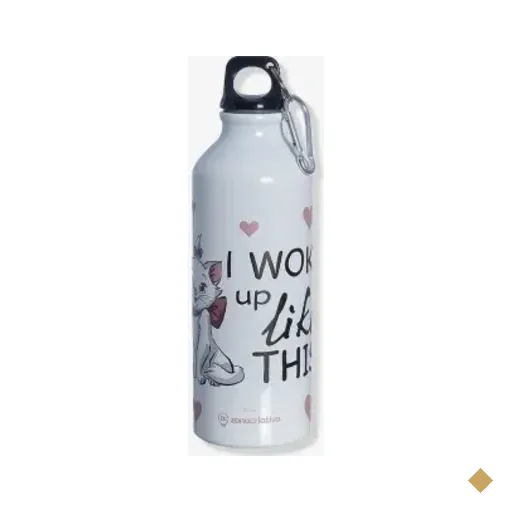 Garrafa De Aluminio 500ml C/mosquetao Marie
