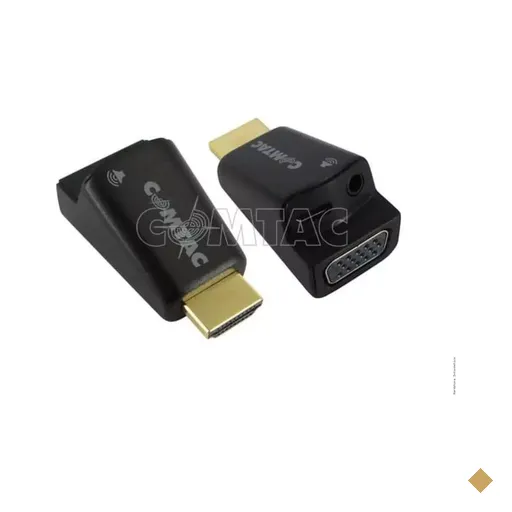 COMTAC Micro Conversor HDMI (M) x VGA (F) Preto