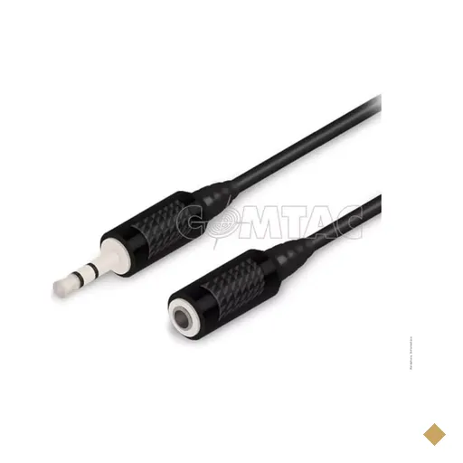 Comtac Cabo Extensor de Áudio P2 (M) x P2 (F) 1.5m Preto