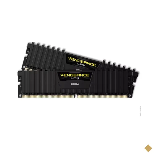 Memória Corsair Vengeance LPX Black 32GB Kit (2 x 16GB) DDR4 2133MHz PC4-17000