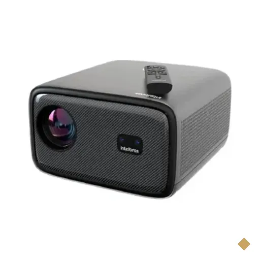 Projetor Intelbras Pfl7560 8000 Lumens 150” Full Hd HDMI Usb Bluetooth - Preto