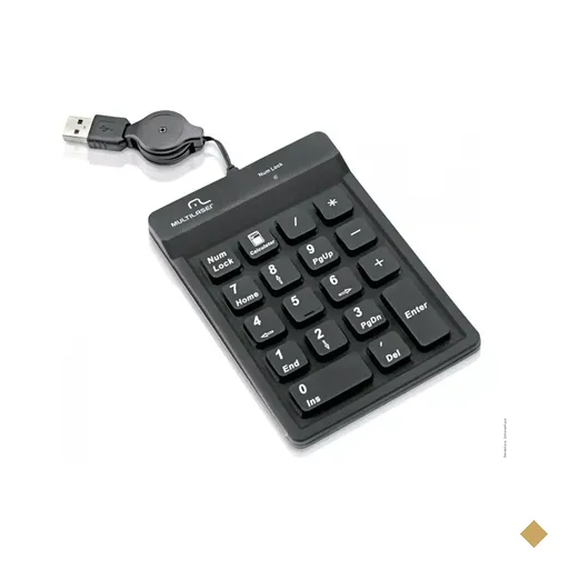 Teclado Numérico Multilaser Preto USB