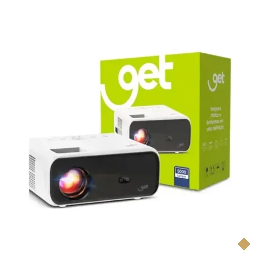Projetor Portátil Get Vision, 5000 Lumens, Resolução Full Hd, Com HDMI, Usb…