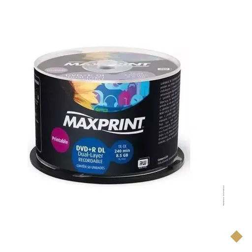 Maxprint DVD-DL Printable 50 Unidades