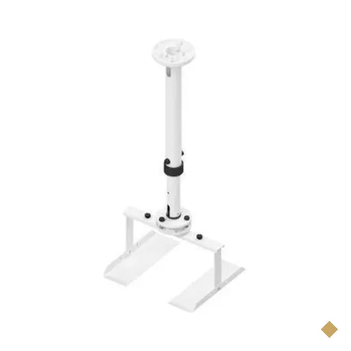 Suporte Projetor Teto Telescópio Com Bandeja Sbae-5075t-w Cor:branco