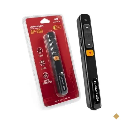 Apresentador Wireless C3tech De Slide Ap-200