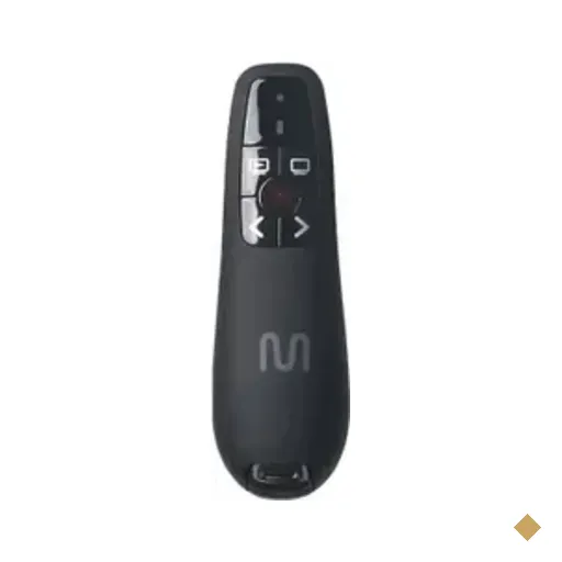 Apresentador Sem Fio Multi Ac385 Com Laser Vermelho Usb Alcance 30m - Preto