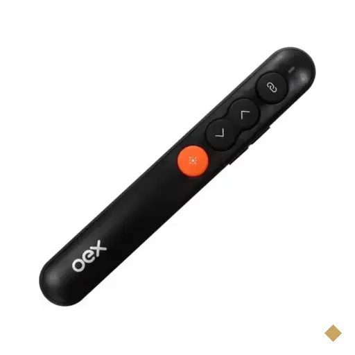 Apresentador Multimidia Laser Point Sem Fio Preto Oex Lp101