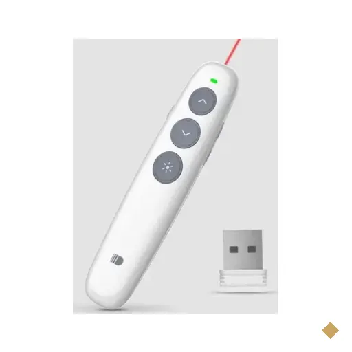 Controle Remoto Para Apresentação Com Laser Vermelho Sem Fio Usb…