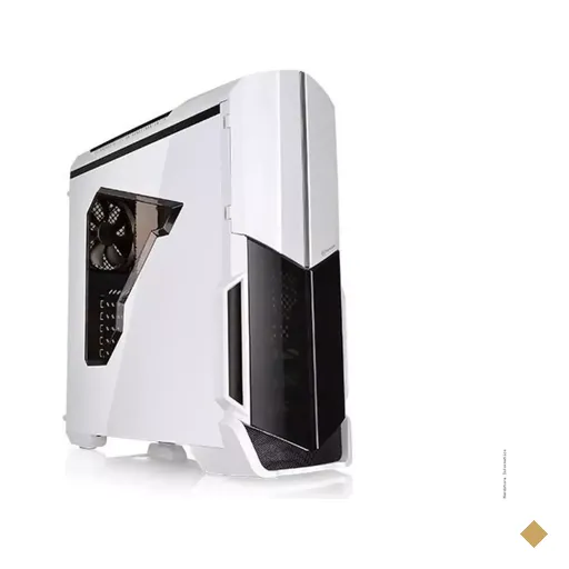 Gabinete Thermaltake Versa N21 Snow Window Mid Tower Branco Led Vermelho