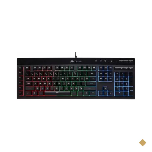 Teclado Corsair K55 RGB Gaming Switch Rubber Dome ABNT2