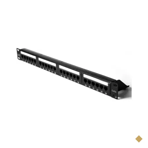 Patch Panel Cat.5e Pluscable 24 Portas Sem Guia La-p524