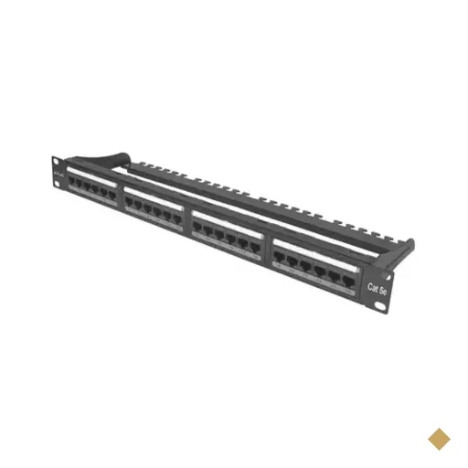 Patch Panel Evus Cat5e 24 Portas Ev-pp-5e-24