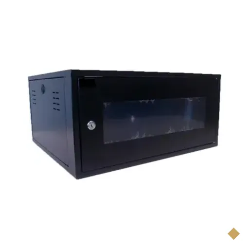 Rack Padrão 19 Pol. 5u X 350mm, Visor De Acrílico, Gforce, Preto - 475