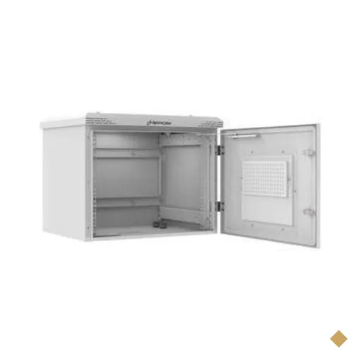 Rack Outdoor Fibracem Em Alumínio 8u 450mm P450 Cinza