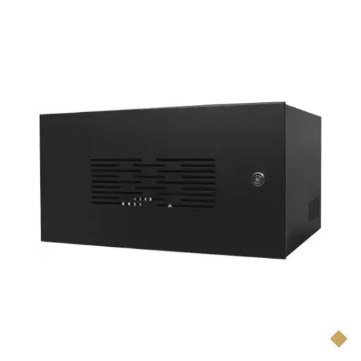 Mini Rack 19 5u Max Eletron, Porta Ventilada, Preto, 25x50x35cm