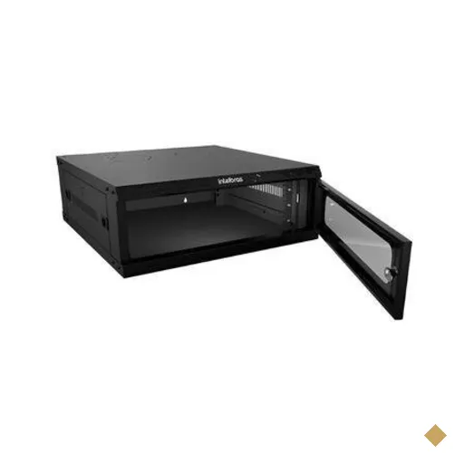 Mini Rack Desmontável De Parede, Intelbras Mrd 347, 3u X 470mm, Preto - 4770019