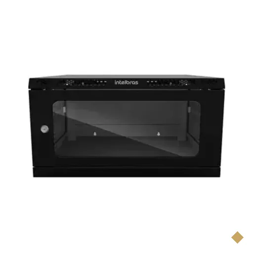 Mini Rack Intelbras Mrd 547, Desmontável De Parede, 5u, 19" X 470mm - 4770021