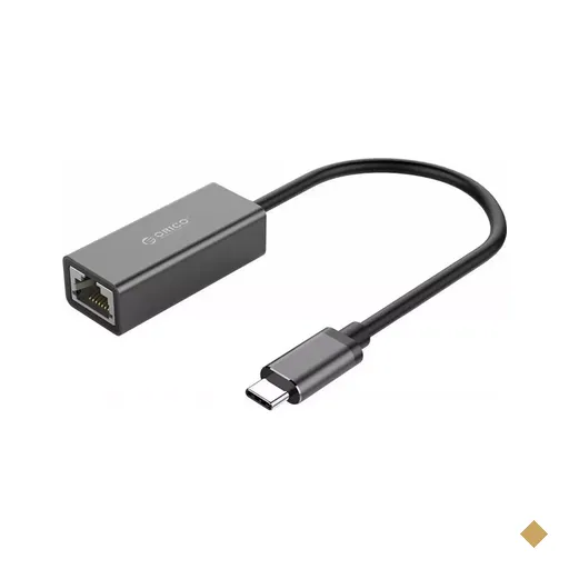 Adaptador ORICO XC-R45-V1 Aluminum Ethernet Gigabit USB 3.0 Tipo-C para RJ-45