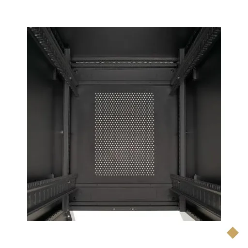 Rack Fechado 19" Evus Ev-df6836 36u X 600 X 800mm Para Piso Preto