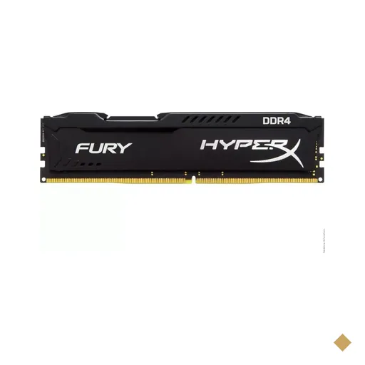 Memória Hyper Fury Black 8GB DDR4 2666MHz PC4-21300 