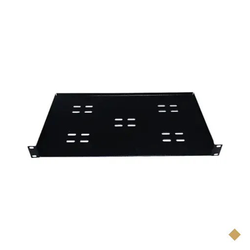 Bandeja Fixa Padrão Para Rack 19 1u 250mm Max Eletron Preta