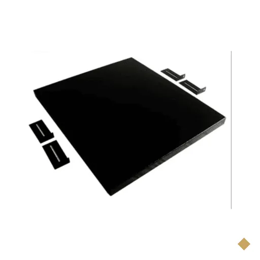 Bandeja Fixaçao Caesa, 4 Pontos, 1x500mm, Preto