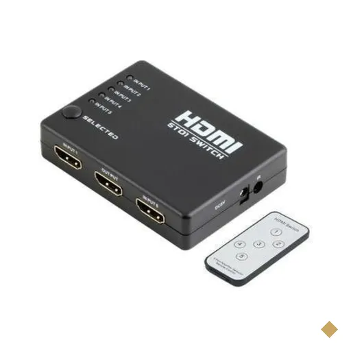 Switch Chaveador HDMI Com 5 Entradas X 1 Saída
