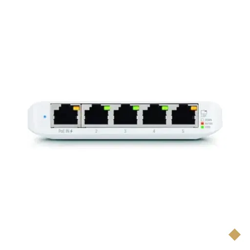 Switch Ubiquiti Unifi Usw-flex Mini G2 5 Portas Poe+ Gigabit