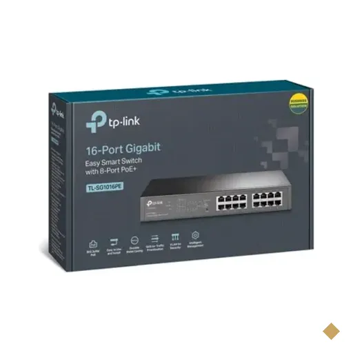 Switch Tp-link 16 Portas Giga Lan/1 A 8 Poe+ - Tl